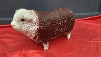 HEREFORD BULL PIGGY BANK
