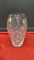 PINWHEEL CRYSTAL VASE