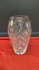 PINWHEEL CRYSTAL VASE