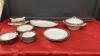 22 PIECES OF F. LEGRAND CHINA