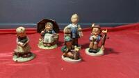(5) HUMMEL FIGURINES