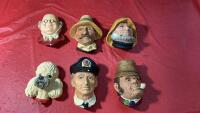 COLLECTION OF BOSSON'S PLASTER HEADS