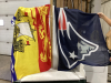 2 FLAGS - NEW BRUNSWICK AND FOOTBALL