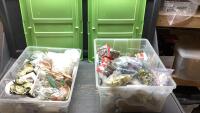 (2) CONTAINERS CRAFTING SUPPLY -