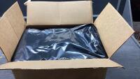 BOX OF BLACK GARBAGE BAGS