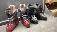 (2) PAIRS OF SKI BOOTS