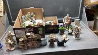SMALL OIL LAMPS, FIGURINES ,