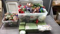 (2) CONTAINERS OF CRAFTING ITEMS