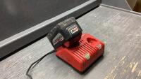 MILWAUKEE M18 BATTERY AND CHARGER