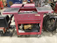 WESTWARD ROLLING SHOP CABINET WITH CONTENTS