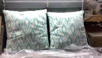 (2) PILLOWS - 20&rdquo; SQUARE