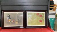 (2) BIRD PICTURES -CHICKENS & HUMMINGBIRDS