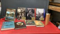 BOX OF VINTAGE BOOKS - ALBERTA HISTORY, GHOST TOWNS, CEYLON & DISTRICT HISTORY BOOK