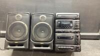 AUDIOVOX STEREO WITH SANYO SPEAKERS