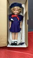 SHIRLEY TEMPLE PLASTIC DOLL IN ORIGINAL BOX
