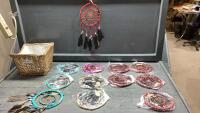 GOLD BASKET 12 DREAM CATCHERS