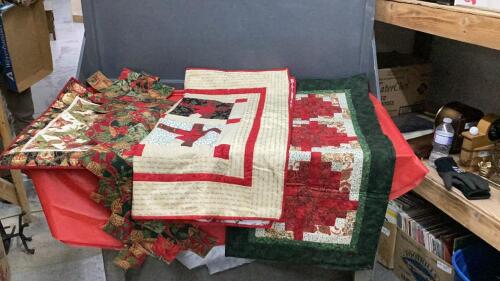 QUILTED TABLE RUNNERS & COVER