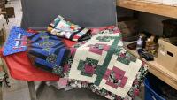 QUILTED TABLE RUNNERS, TABLE COVERS