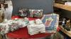 CHRISTMAS TAPESTRY'S, TABLECLOTH, "CAT" PILLOWS