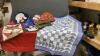 QUILTED CHRISTMAS TABLE RUNNER, TABLECLOTH, PLACEMATS