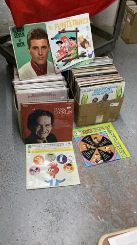 (2) BOXES RECORDS