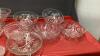 GOOD LIDDED TOTE W/ GLASSWARE - SOME CRYSTAL - 3