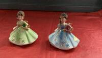 (2) JOJEPH ORIGINAL PORCELAIN DOLLS