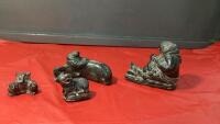 WOLF ORIGINAL SOAP STONE CARVINGS