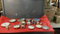 FLAT OF COLLECTIBLE DISHWARE - SOME NORITAKE