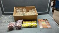 BOX OF JARS, LIDS AND CANNING MANUAL