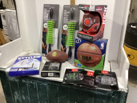 SPORTS BALLS, MASSAGERS, PING PONG NET