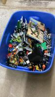 TOTE FILLED W/ BIONICLE LEGO