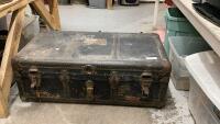 ANTIQUE WOOD TRUNK