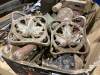 BOX OF ANTIQUE ITEMS