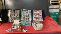 BOX OF SPORTS TRADING CARDS - WRESTLING, HOCKEY, FOOTBALL,