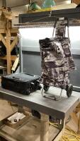 SMALL BLACK SUITCASE + GROCERY CART
