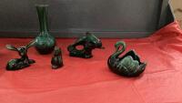 BMP - DOLPHIN, DEER, OWL,SWAN & VASE