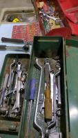2 stocked tool boxes