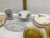 ASSORTMENT OF OLD DISHES,GLASSWARE -DONATION - 3