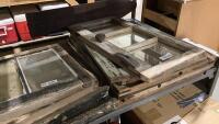 SHELF #17 - STACK OF ANTIQUE WINDOWS