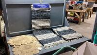 (2) TABLE RUNNERS + (4) PLACE MATS , CANDLE HOLDERS
