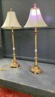 PAIR OF TALL TABLE LAMPS