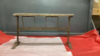 ANTIQUE BUTCHER PAPER HOLDER -MISSING ROD FOR PAPER