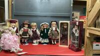 (8) PORCEALIN DOLLS