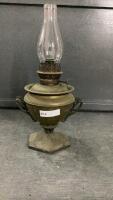 BRASS KEROSENE LAMP