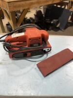 Black & Decker belt sander