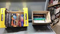 (2)BOXES BOOKS - ALL HARDCOVER