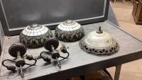 (3)CEILING LIGHT FIXTURES -