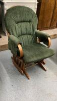 GREEN GLIDER ROCKER