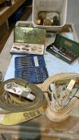 Cargo straps and assorted tools